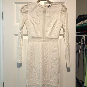 White lace dress